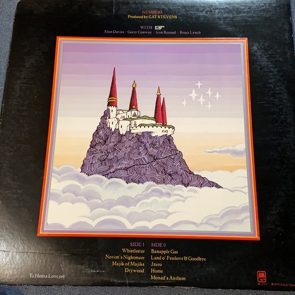 Vintage Cat Stevens Numbers Vinyl Album - Picture 2 of 8